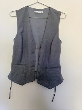Abercrombie & Fitch Charcoal Gray Women's Vest